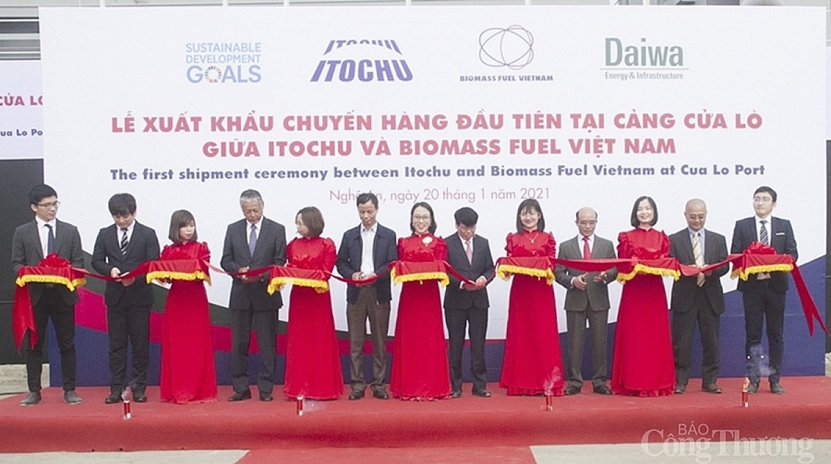 Vietnam exports first batch of biomass wood pellets to Japan